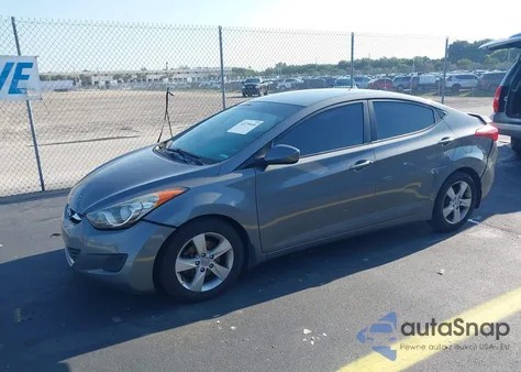 2013 Hyundai Elantra Gls from USA, damaged, VIN 5NPDH4AE0DH395673